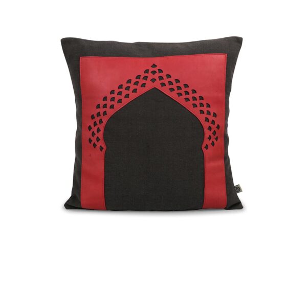 Leather door cushion with black kiria