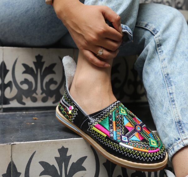 Black Berber Moroccan Babouches