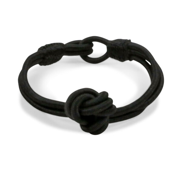 Sabra Single Knot Bracelet-Black-