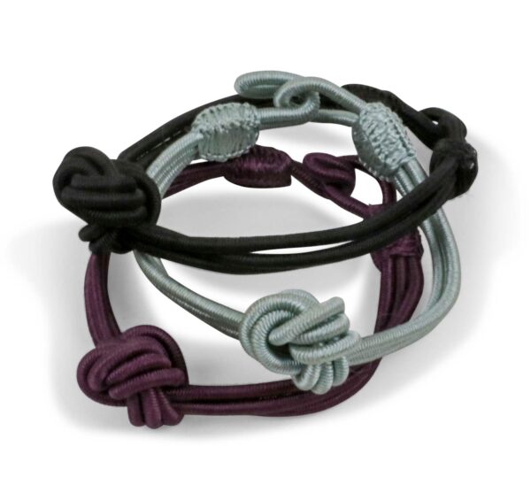 Sabra Single Knot Bracelet-Purple-