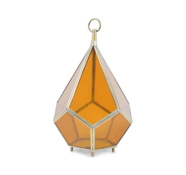 Small brass pyramid lanterns