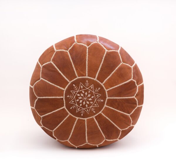 Different colors morrocan pouf