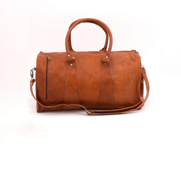 Authentic leather travel bag
