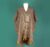 White and brown striped women’s poncho / cape
