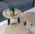 Maillechort side table