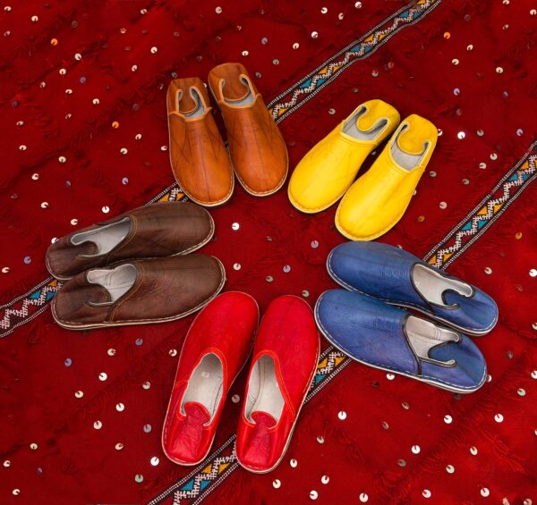 Blue Babouche, Men's slippers