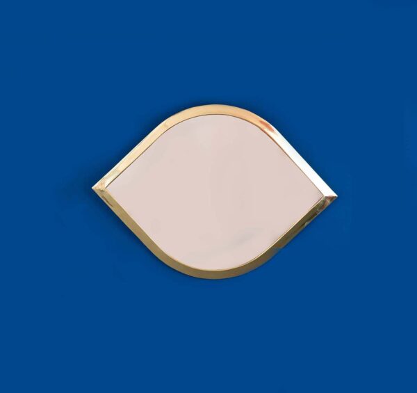 Eye shape copper mirror