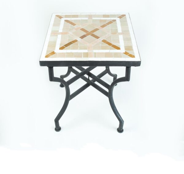 Squared Mozaic Zellige Table 40*40