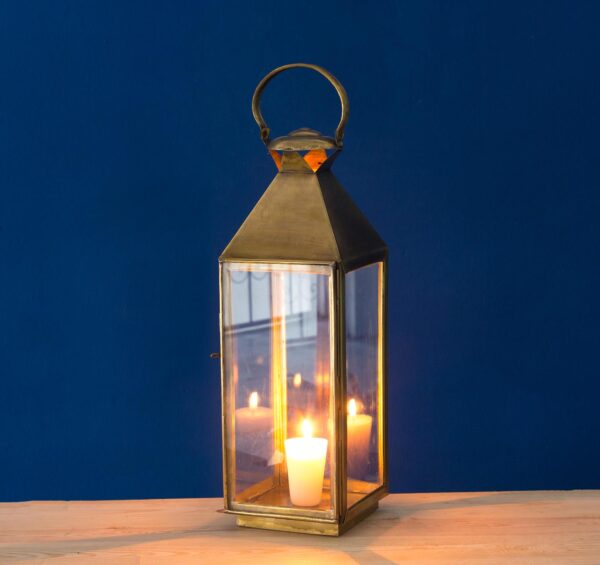 gold copper lantern (Small)