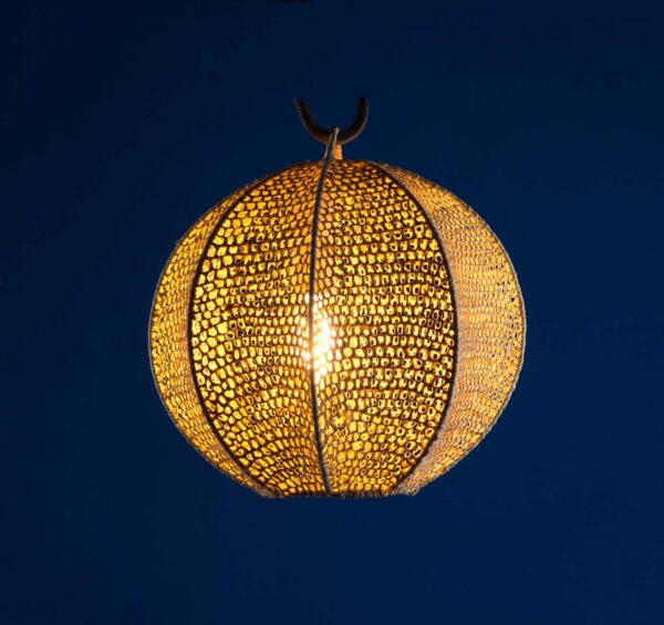 Raffia suspension (round shape)