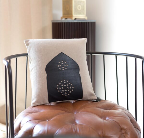 Leather door cushion