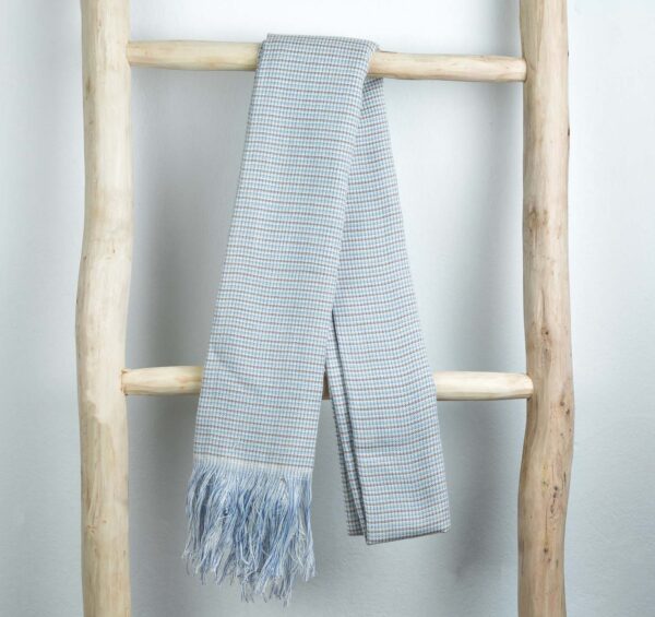 Blue Wool Shawl / Wrap