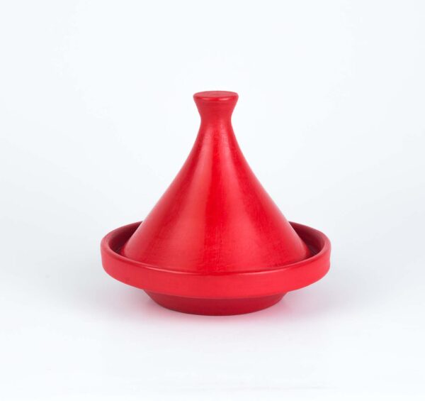Red Small Tagine Tadelakt Style