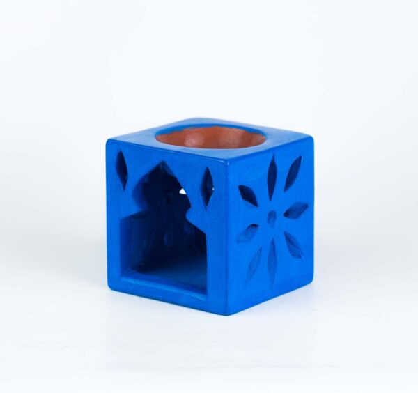 Candle holder & incense burner Tadelakt Style
