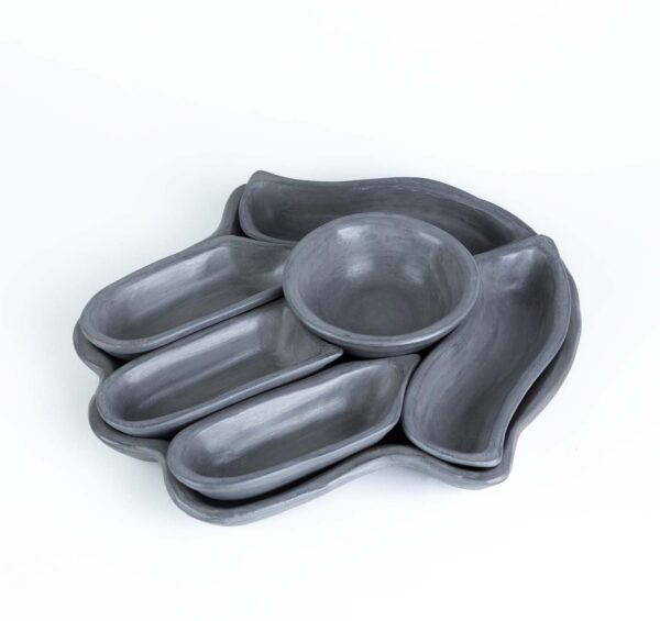 Aptizer plate Khemissa Tadelakt style (7 pieces)