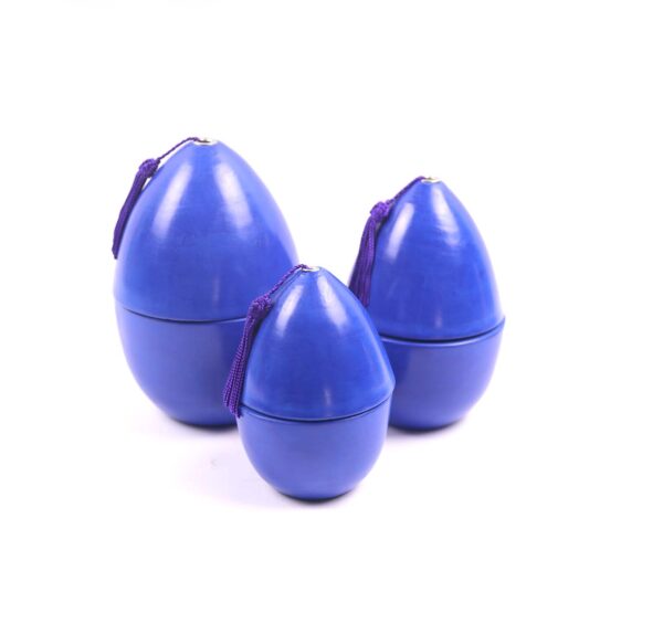boite oeuf blue tadelakt (lot de 3)