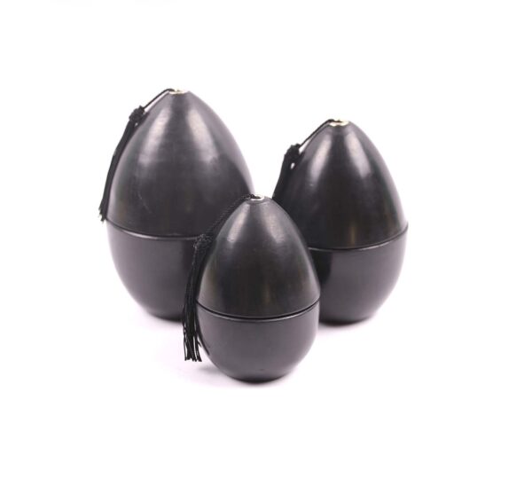 boite oeuf noire tadelakt (lot de 3)