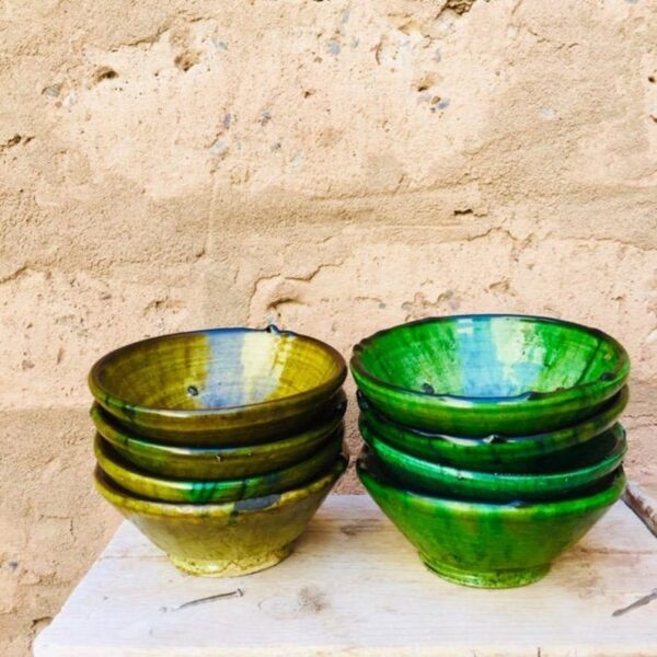 Set of 4 Ceramic tamegrout bowls