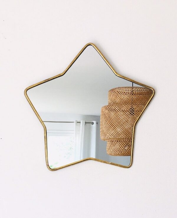 Hanging wall Star Mirror