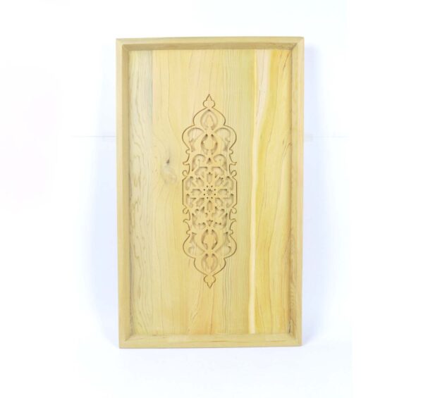 plateau rectangulaire en bois de cèdre