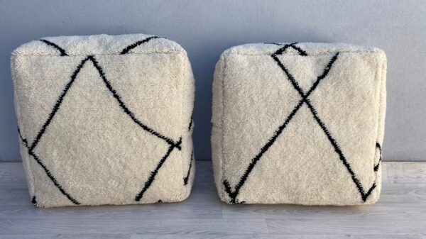 Beni ourain style pouf
