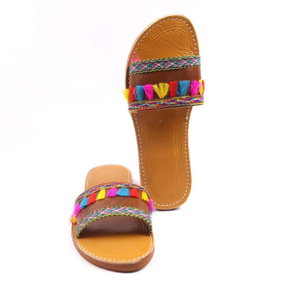 leather Berber sandal, comfortable city sandals