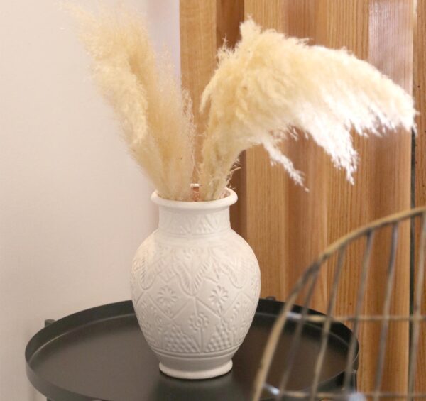 Moroccan handmade Vase - white