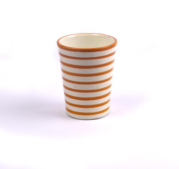 Striped orange Beldi mug